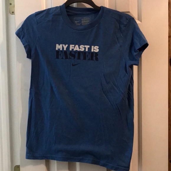 Nike Tops - Blue Nike T-Shirt - Size S